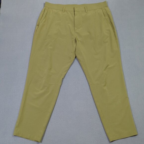 Fabletics Pants Men's 40x32 Fits 40x30 Green The Only Pant Classic Performance - Picture 1 of 10
